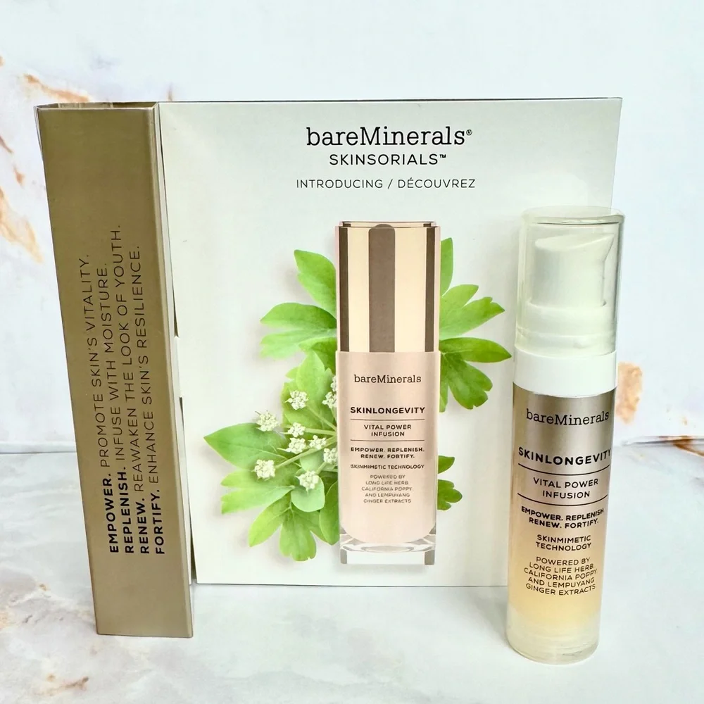 BareMinerals Skinlongevity Vital Power Infusion Serum - Skin Longevity NEW 7.5ml